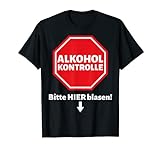 Herren Lustiges Bier Alkohol Schnaps Saufen Männer Party Spruch T-Shirt