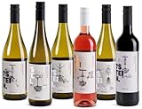 7STEIN Wein Probierpaket Sommerreise - 6 frische Sommerweine aus den besten Lagen rheinhessischer Familienbetriebe, Qualitätsweine aus Deutschland (6 x 0.75 l)