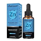 Vitablossom Liposomale Zinkpräparate 60ML - Hohe Absorption, besserer Geschmack | Vegan, gentechnikfrei, glutenfrei