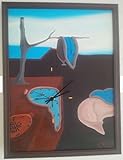Wandbild Uhr Salvador Dali schmelzende Uhr zerfließende Zeit