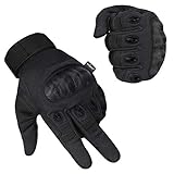 Unigear Motorrad Handschuhe Herren, Touchscreen Motorradhandschuhe mit Hard Knuckle, Leichte Fahrradhandschuhe auch geeignet für Paintball, Airsoft, Militär, Taktische Handschuhe