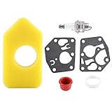 Vergasermembrandichtung Luftfilter -Zündkerzenkit für - Austausch für die Wartung von Rasenmähern - Pulsa Prime und Sprint -Motoren - Motorrep