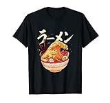 Große Welle Tsunami Japanische Kanji Ramen Schüssel Suppe T-Shirt