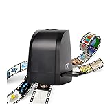 Hustlejacks Filmscanner, 35mm Digital Film Slide Scanner Viewer, for Positive und Negative Folienfilme zu HD Digital Jpg Fotos 1jp-4-25