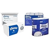 Kleenex Papierhandtücher mit Interfold-Faltung 6789 + Kleenex Toilettenpapier Standard-Rolle 8484