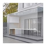Transparente Rollläden, Draussen Terrasse 100% Transparent PVC Rollläden, Wasserdicht Fenster Vorhang Zum Pergola Balkon Schmücken, PENGFEI (Farbe : Klar, Größe : 0.8X1.2M)
