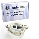 Trade-Shop Kohlebürstenhalter inkl. Motorkohlen kompatibel mit Bosch PSB 700 RE 0603386480 GSB 1600 RE 3601B18100 3601B18102 3601B18105