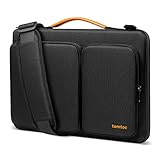 tomtoc Tasche Hülle für 13 Zoll MacBook Air M2/A2681 M1/A2337 2022-2018, 13' MacBook Pro M2/A2686 M1/A2338 2022-2016, Rundumschutz Laptop Schultertasche Passt 12,9' iPad Pro, 13' Surface Pro 9/8/X/7