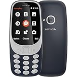 Nokia 3310 2G Vodafone 16GBMobiltelefon (2,4 Zoll Farbdisplay, 2MP Kamera, Bluetooth, Radio, MP3 Player, Dual Sim) dark b