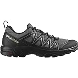 Salomon Herren X Braze Hiking Shoe, Pewter Black Feather Gray, 44 EU