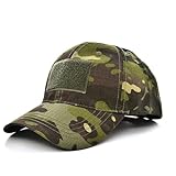 ESTEVANJ MUR Baseballkappe, klassischer Sport-/Freizeit-Sonnenhut, Armee-Fan, taktischer Klettverschluss, Camouflage Hat
