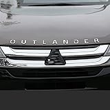 Auto Embleme Slim Bording 3D Brief Aufkleber Trim Für Mitsubishi Outlander Eclipse Cross Auto Zubehör Auto Aufkleber Styling Embleme (Color Name : for Outlander)