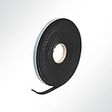 LYSEL® EPDM Zellkautschuk Dichtungsband einseitig selbstklebend Länge 10 Meter Dicke 6mm Breite 9/15/20mm