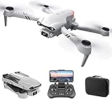 J-Clock Drohne mit 4K Dual-Kamera GPS WiFi FPV Drohnen mit VR-Brille Mini RC Quadcopter Follow Me Gesten-Foto, EIN Schlüssel für die Rückkehr nach Hause, Flugbahn