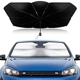 Sonnenschutz Auto Frontscheibe Innen,Reflektierend Sonnenschirm mit UV Shutz für Auto Windschutzscheibe und Heckscheibe,120*65cm