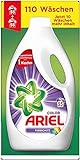 Ariel Colorwaschmittel Flüssig, 6,05 l – 2er Pack (2 x 55 Waschladungen)