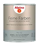 Alpina Feine Farben Lack No. 02 Nebel im November® edelmatt 750ml - Melancholisches Mittelg