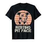 Ruhen Pit Gesicht Hundeliebhaber Vintage T-Shirt