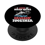 Cruisin' Together Family Cruise Tee PopSockets mit austauschbarem PopGrip