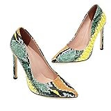 Angelay-Tian High Heels Schuhe für FrauenRubber,Mikrofaser,Niedrig Top,Stiletto Ferse,Viskoseschuhe,erhöhte Hülse/Überschuhe 11cm (Color : C, Size : EU40)