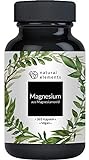 Magnesium - 365 Kapseln - 665mg, davon 400mg elementares Magnesium pro Kapsel - Laborgeprüft, hochdosiert, vegan