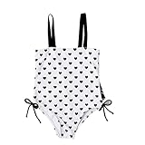 Generic Zweiteilige Bikini-Badeanzüge für Kleinkinder, die Rüschen-Badebekleidungs-Badeanzug-Set drucken