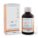 Liposomales Vitamin C, vegan, gepuffert und ohne Konservierungsstoffe haltbar - höchste Bioverfügbarkeit! Vitamin C in seiner besten Form!
