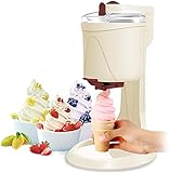 NXX Eismaschine Mit Kompressor Softeismaschine Für Zuhause Ice Cream Machine 1L Aluminiumfolie in Lebensmittelqualität Slush EIS Maschine Frozen Yogurt Maschine Eismaschine
