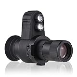 Lixada Nachtsichtgerät, Nachtsichtbrille für Tag- und Nachtjagd, Digitale Nachtsicht Monokular, Infrarot Nachtsicht mit IR-Beleuchtung für die Jagdüberwachung und Wildtierbeobachtung