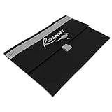 RooSport Magnetische Lauftasche, hält Handy, Brieftasche oder Kopfhörer beim Laufen, Grau, reguläre Passform