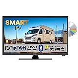 Reflexion LDDW22i+ LED Smart TV mit DVD und Bluetooth für 12V u. 230Volt WLAN Full HD