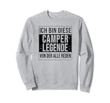 Camping-Legenden Geburtstag geboren Wohnmobil Camping-Camper Sweatshirt