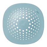 Hair Snap Durable Silicone 2022 Shower Hair Plug mit Saugnapf-Abflussabdeckung Einfach zu installierendes und zu reinigendes Set für Badezimmer, Badewanne und Küche Juwel Filter (Blue, One Size)