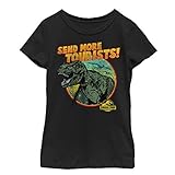 Jurassic Park Damen Send Tourists T-Shirt, Schwarz, M