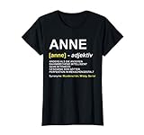 Damen T-Shirt Anne | Vorname Geschenk | Name Witz Spruch T-Shirt