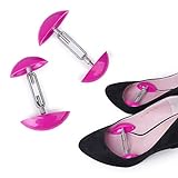 1 Paar Mini-Schuhspanner Expander verstellbar für Herren und Damen Schuhe Pflege, rose, Einheitsgröße