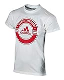 adidas Taekwondo Community Line Shirt Circle weiß/rot, adicsts01T (L)