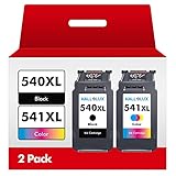 540XL 541XL Multipack Wiederaufbereitet Patronen Kompatibel für Canon Druckerpatronen 540 541 PG 540 XL CL 541 XL für Canon TS5150 Druckerpatronen für Pixma MG3600 MG3650 MX475 MX535 MG3500 MG3550