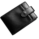 Herren Retro dünne Brieftasche hochwertiges Leder Business Kurze Single Fold Pickup Bag Ausweis Bankkarte Kreditkarte Wechselgeldbörse