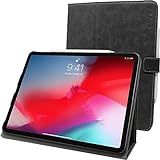 Snugg iPad Air 4 (2020) / iPad Pro 11 (2020 - 2nd Gen / 2018 - 1st Gen) Lederhülle, Flip Stand Cover - Slate Grey