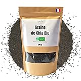 Bio Chia Samen 500 g - Reich an Omega 3 - Glutenfrei - Reich an Antioxidantien - Ideal für eine vegetarische oder vegane Mahlzeit - Samen reich an Kalzium und Proteinen - Biologischer Landbau