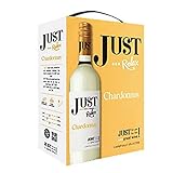 JUST Chardonnay - Weisswein - Vegan Wein aus Hungary - Bag-in-Box (1x 3l)