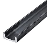 thyssenkrupp U-Profil Stahl 25 x 50 x 25 x 5 mm in 2450 mm Länge | U-Stahl | U-Eisen | Stahlprofil | S235JR