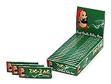 Zig Zag Green Zigarettenpapier, reguläre Größe, 25 Packungen