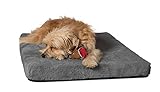 TrendPet VitaMedog - Viskoelastische Matratze Hundebett für Hunde grau (90x65cm)