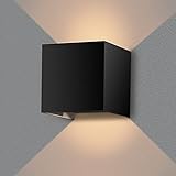 CS Light | Wandleuchte Innen & Außen – einstellbarer Lichtstrahlwinkel - Wasserdicht & einfache Montage – [3000]k [700]LM [65]IP – Energieffizient A+