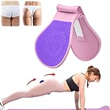 Wonder Hip Body Trainer Excellent Super Kegel Exerciser Hip Training Clip Device Inner Outer Leg Thigh Muscle Trainer Pelvic Floor Exerciser Strengthener (Pink-Purple)