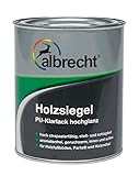 Albrecht Holzsiegel Hochglanz Klarlack Farblos Holz Parket Lack 750ml