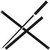 Sword Man Holz Cosplay Anime Schwert Katana, Uchiha Sasuke Katana Ninja Schwert AMA no Murakumo no Turugi Schwert 101cm/39,7 Zoll Nut schwarz