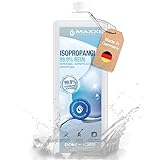 Maxxi Clean | Reines Isopropanol (99,9%) Reinigungsalkohol | 1x 1.000 ml Fettlöser & Lösungsmittel | rückstandsfrei anwendbar zur Reinigung von elekt